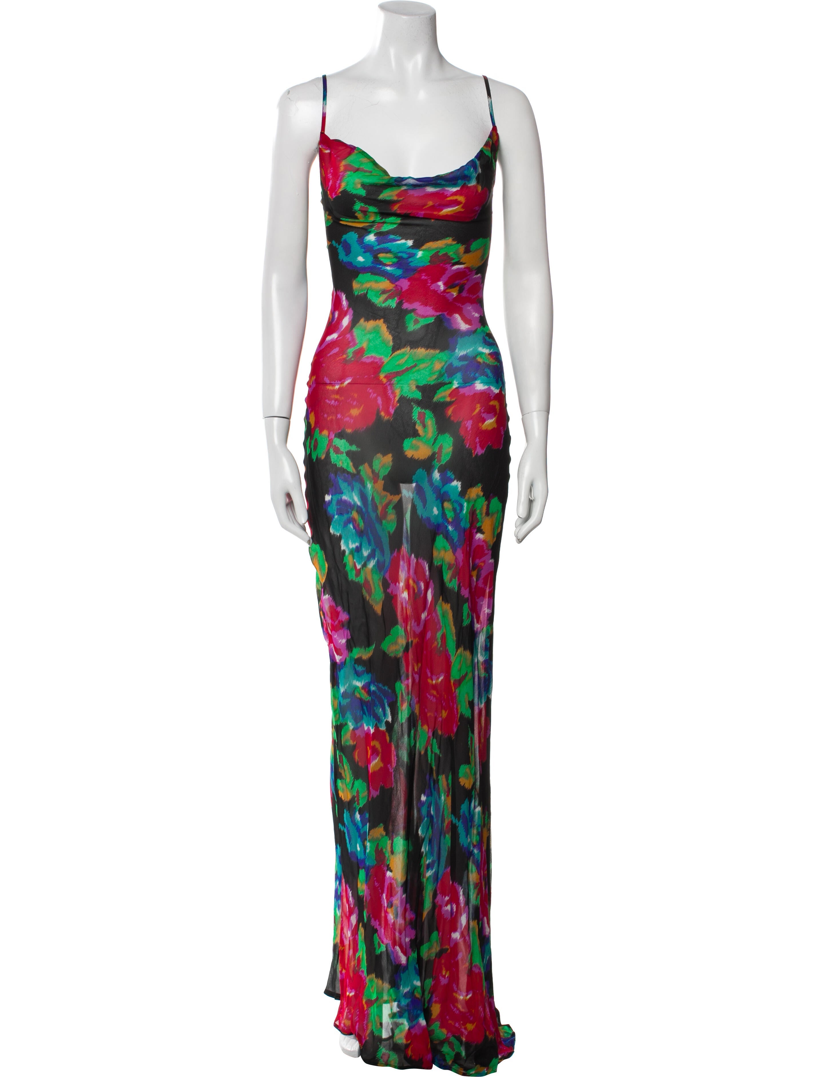 Rat & Boa Floral Print Long Dress w/ Tags