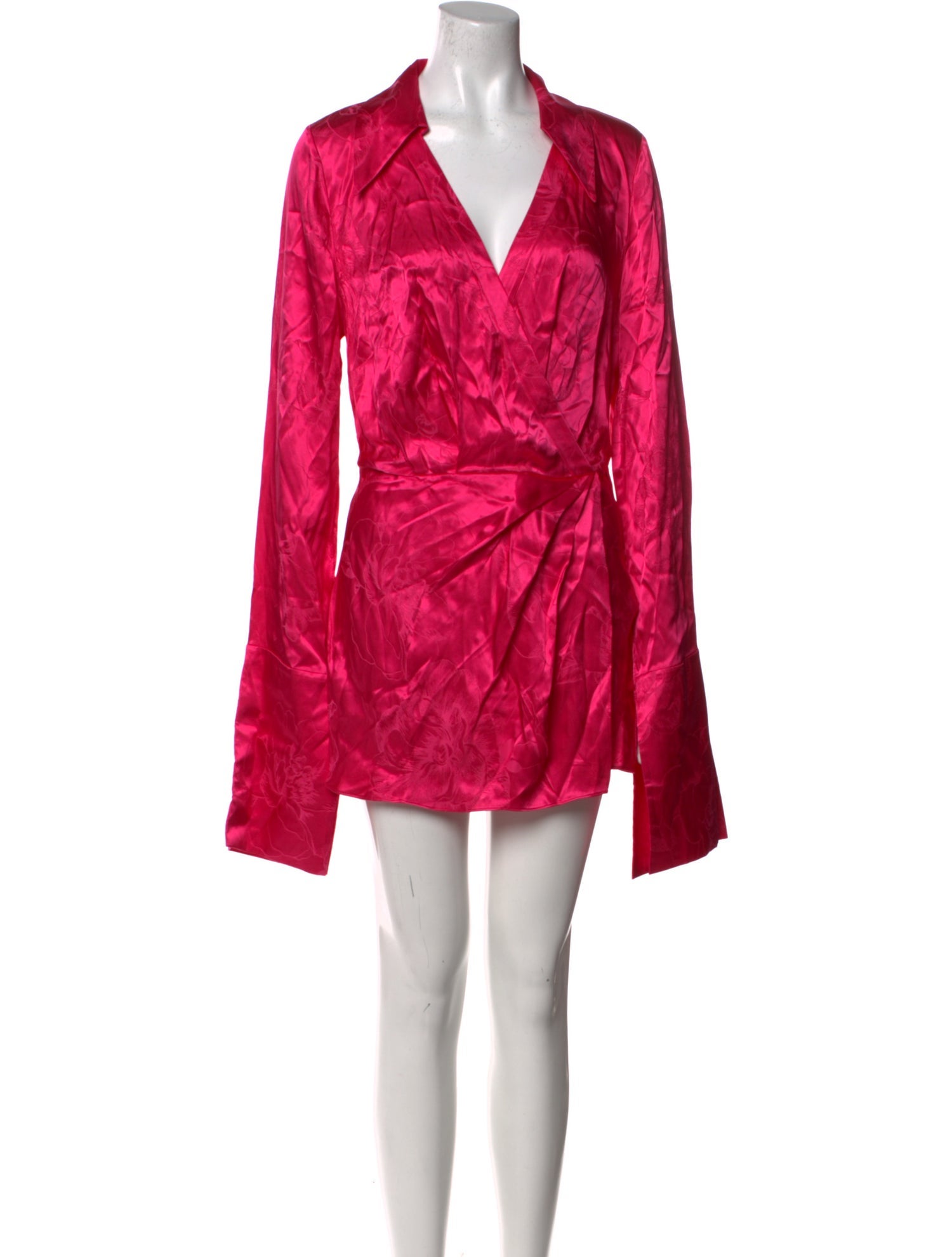 Rat & Boa V-Neck Mini Dress