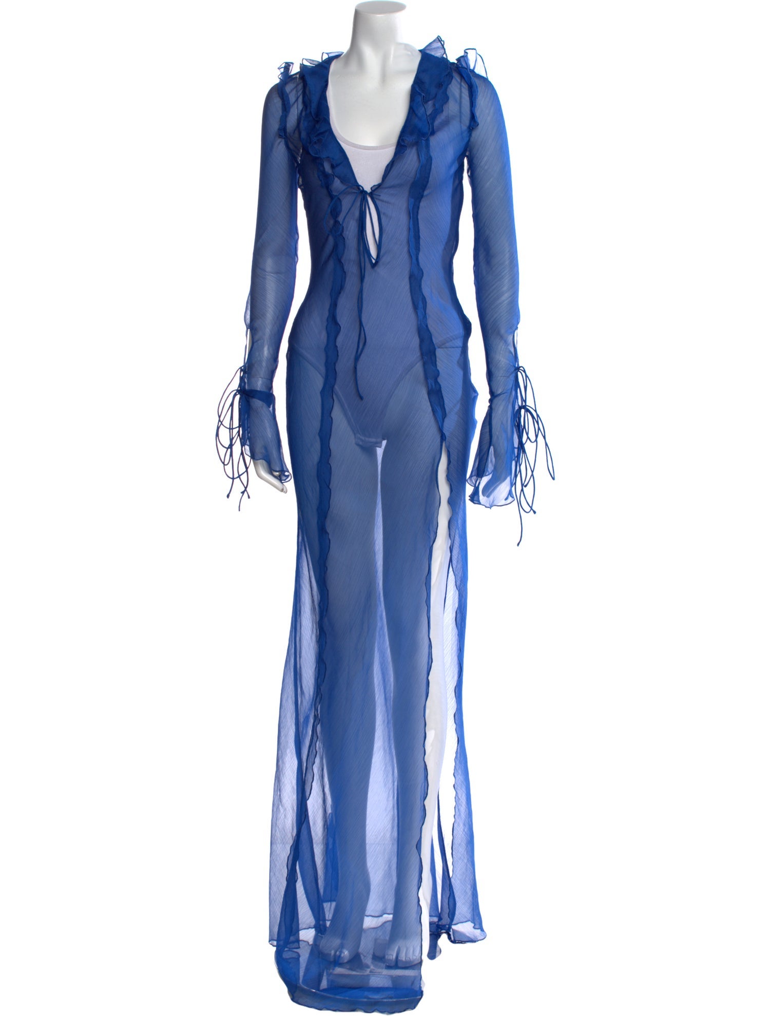 Rat & Boa V-Neck Long Dress