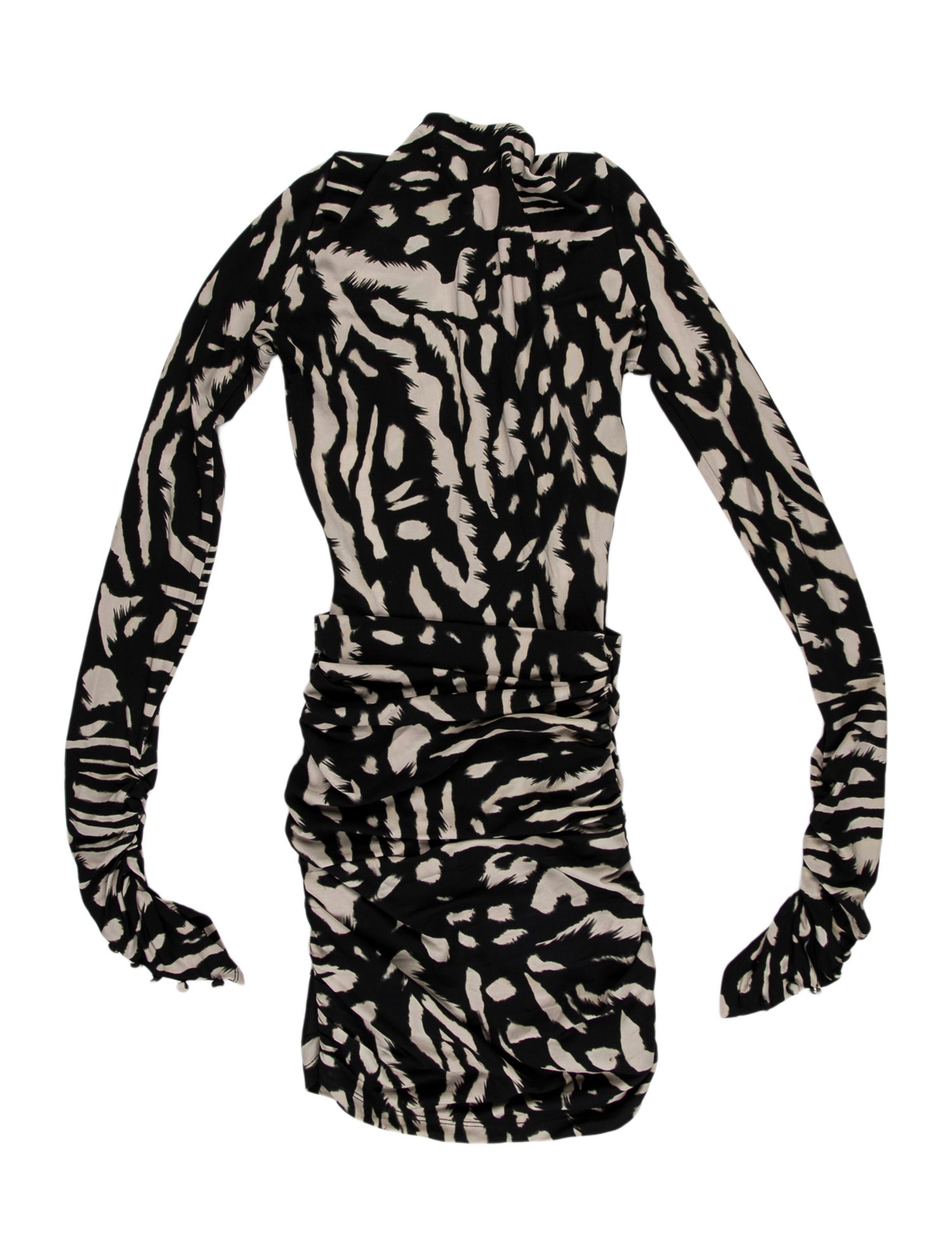 Rat & Boa Animal Print Mini Dress