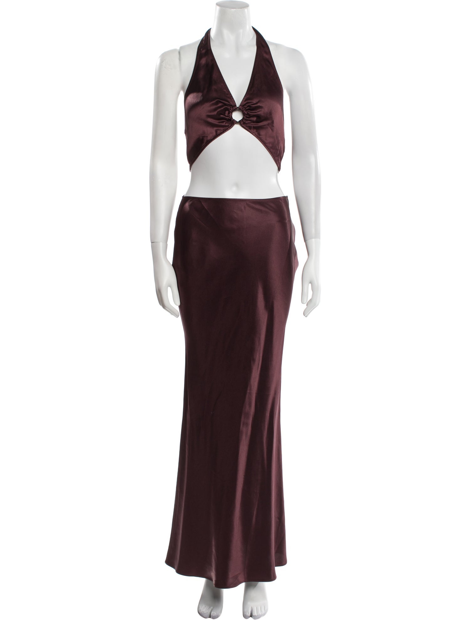 Rat & Boa Satin Printed Skirt Set