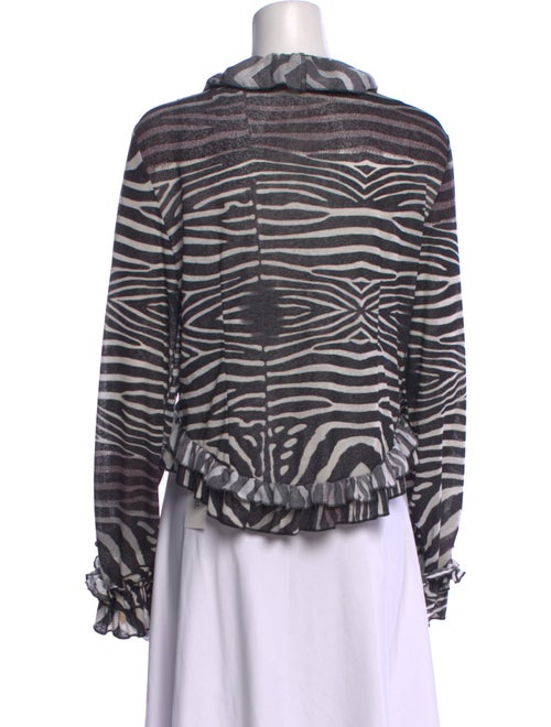 Rabôt Printed V-Neck Top