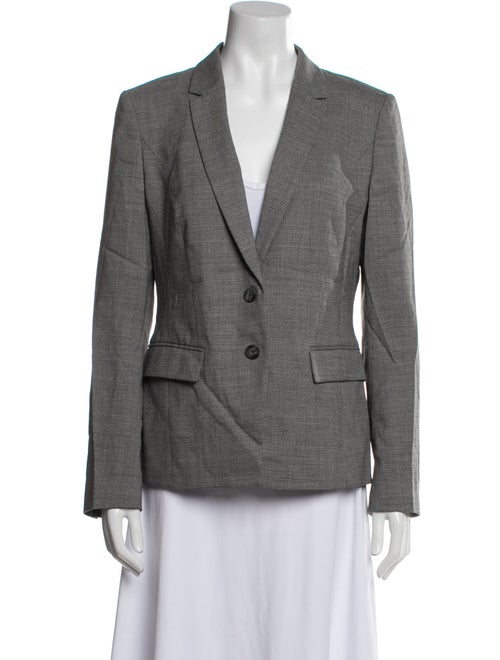 Boss by Hugo Boss Virgin Wool Houndstooth Print Blazer