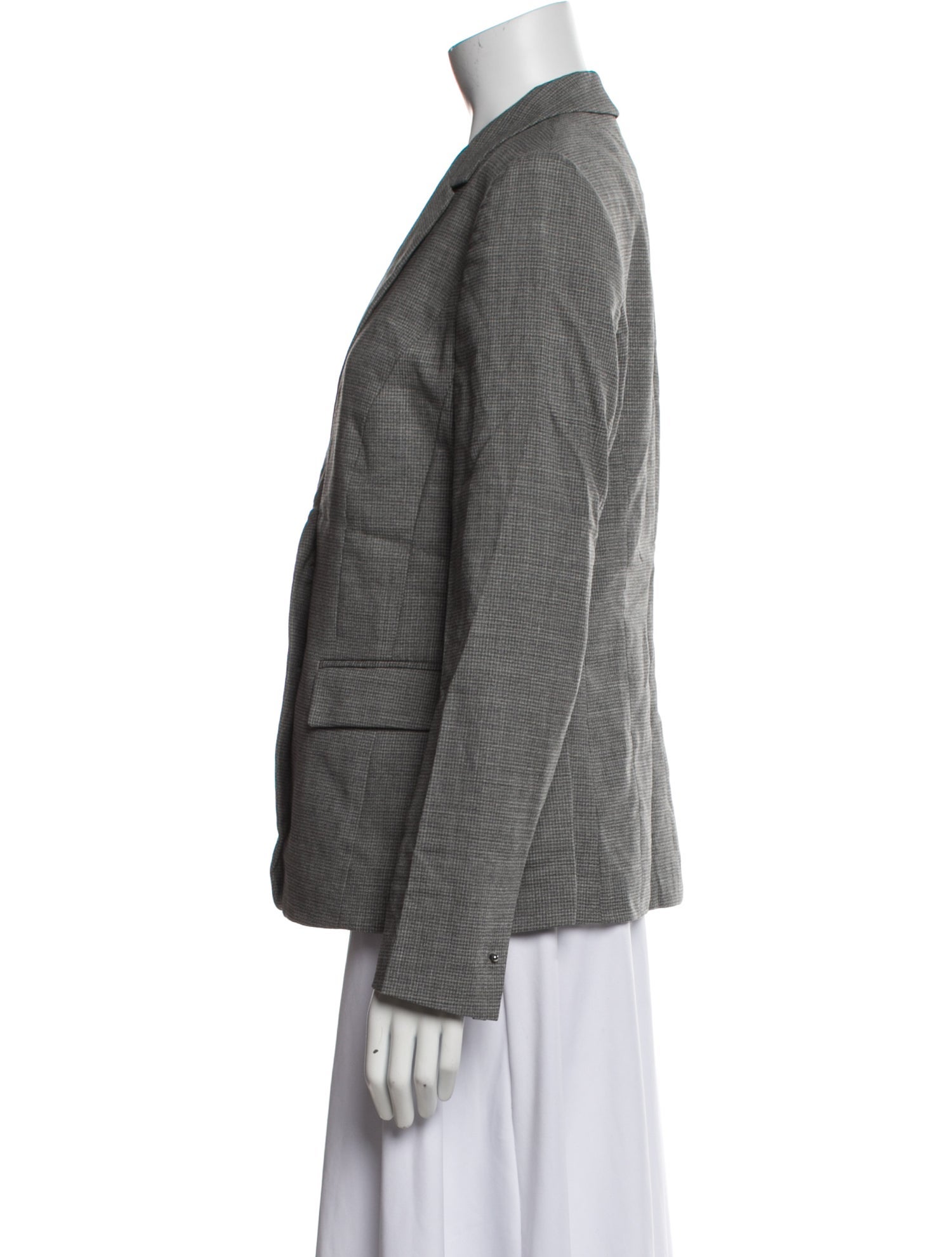 Boss by Hugo Boss Virgin Wool Houndstooth Print Blazer