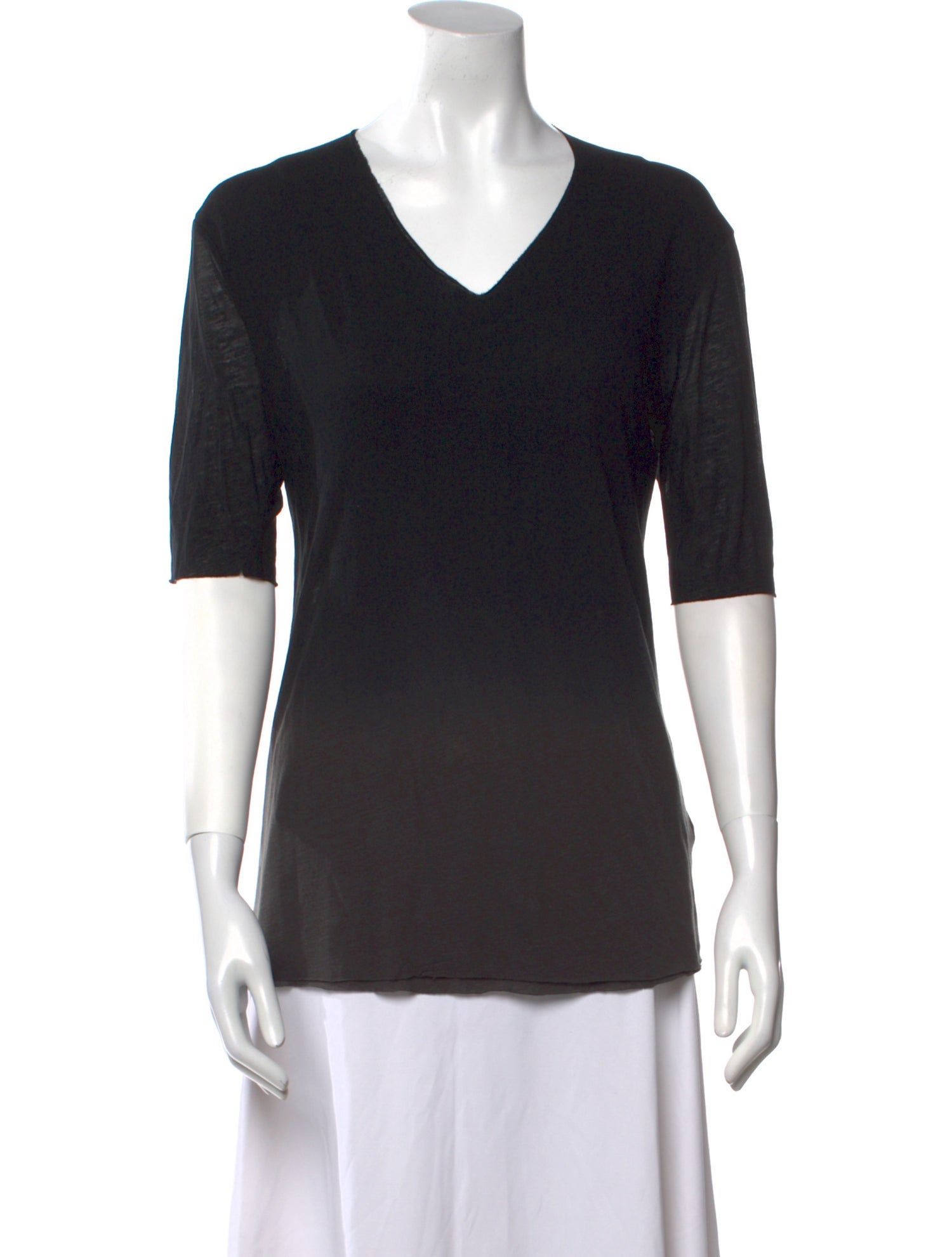 The Viridi-Anne V-Neck Short Sleeve T-Shirt