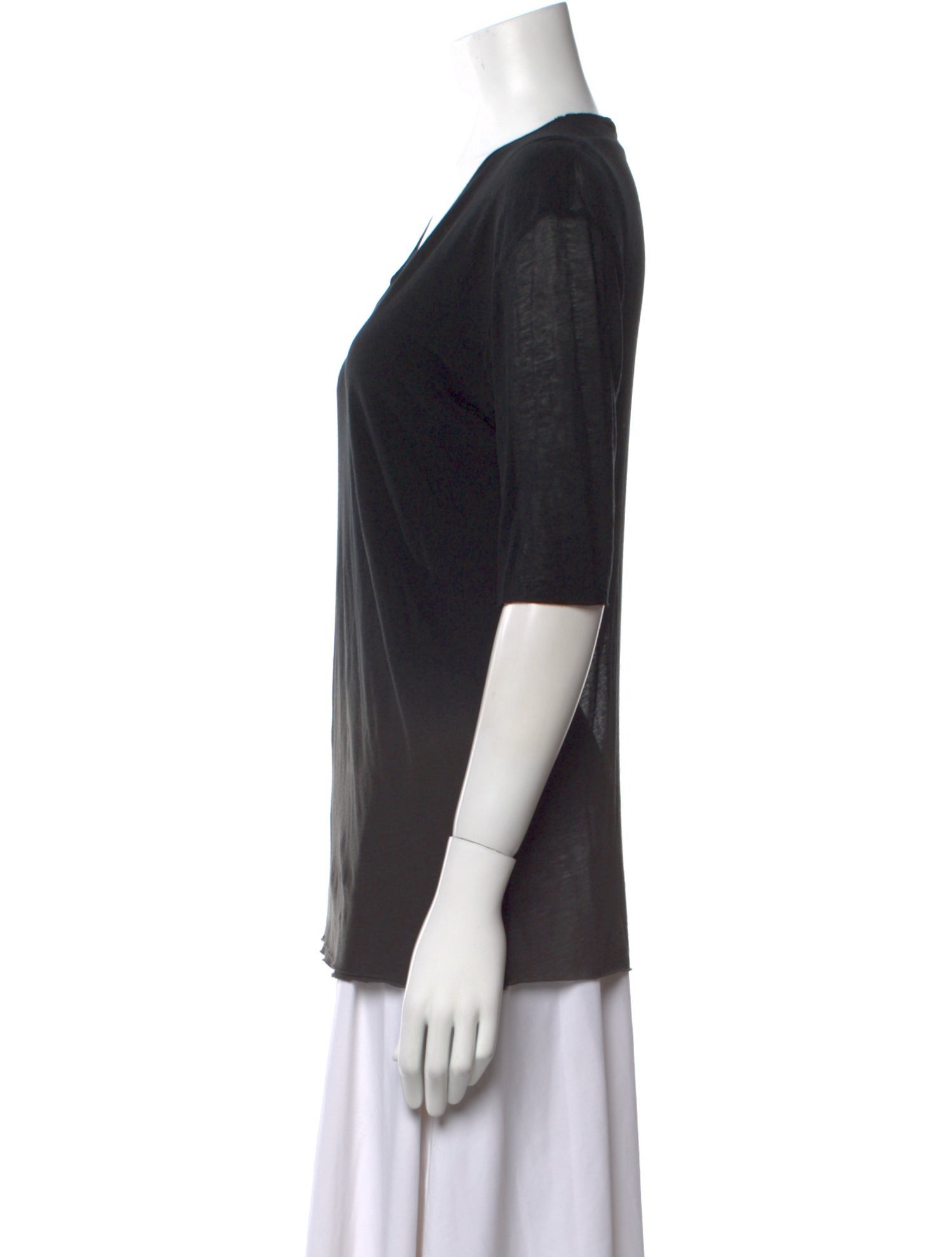 The Viridi-Anne V-Neck Short Sleeve T-Shirt