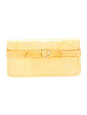 Cole Haan Python Clutch