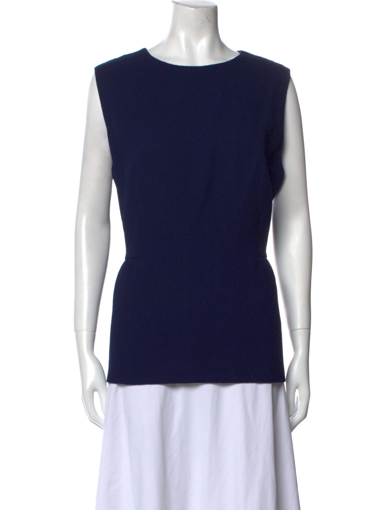 Lafayette 148 Wool Crew Neck Top