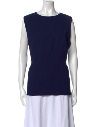 Lafayette 148 Wool Crew Neck Top