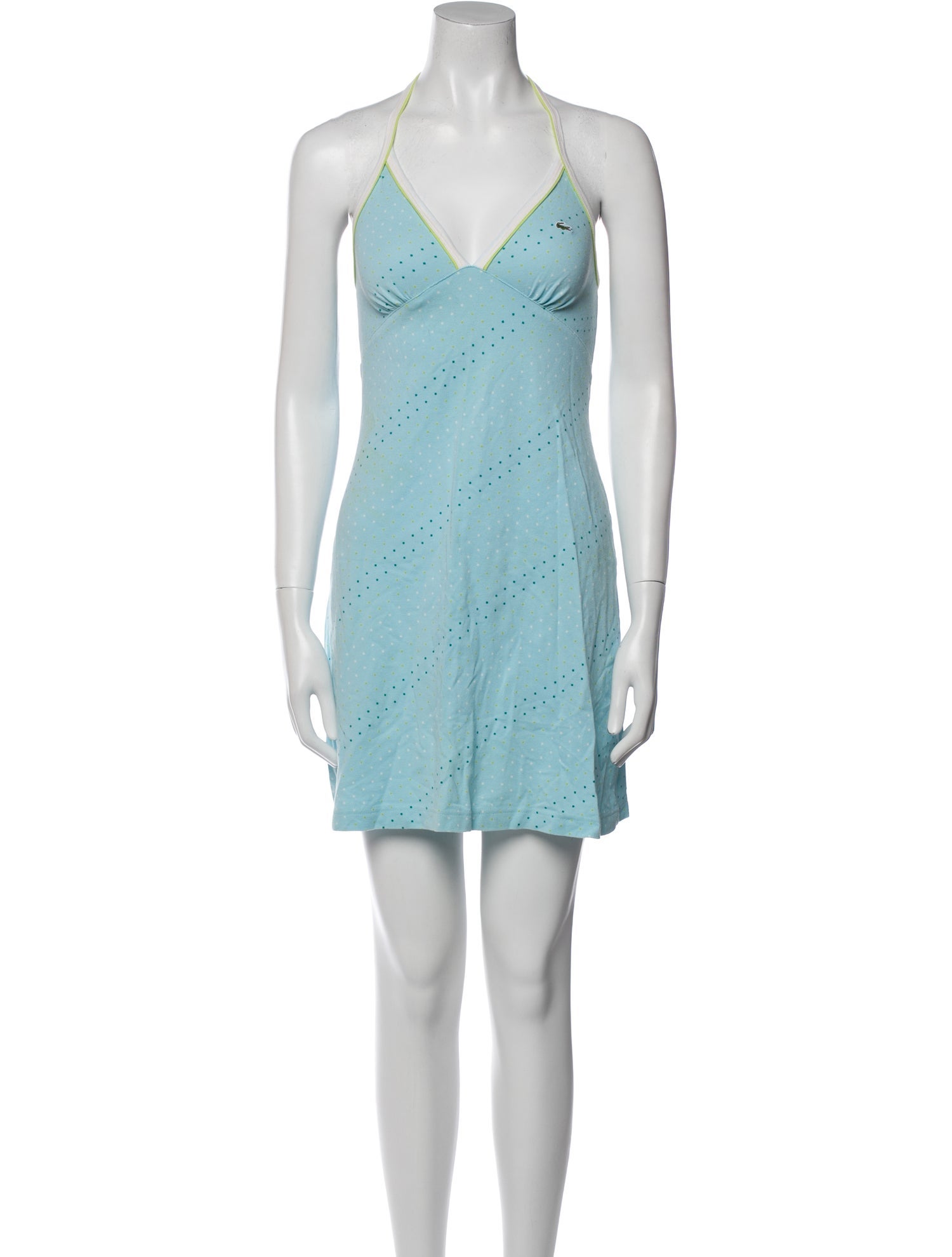 Lacoste V-Neck Mini Dress