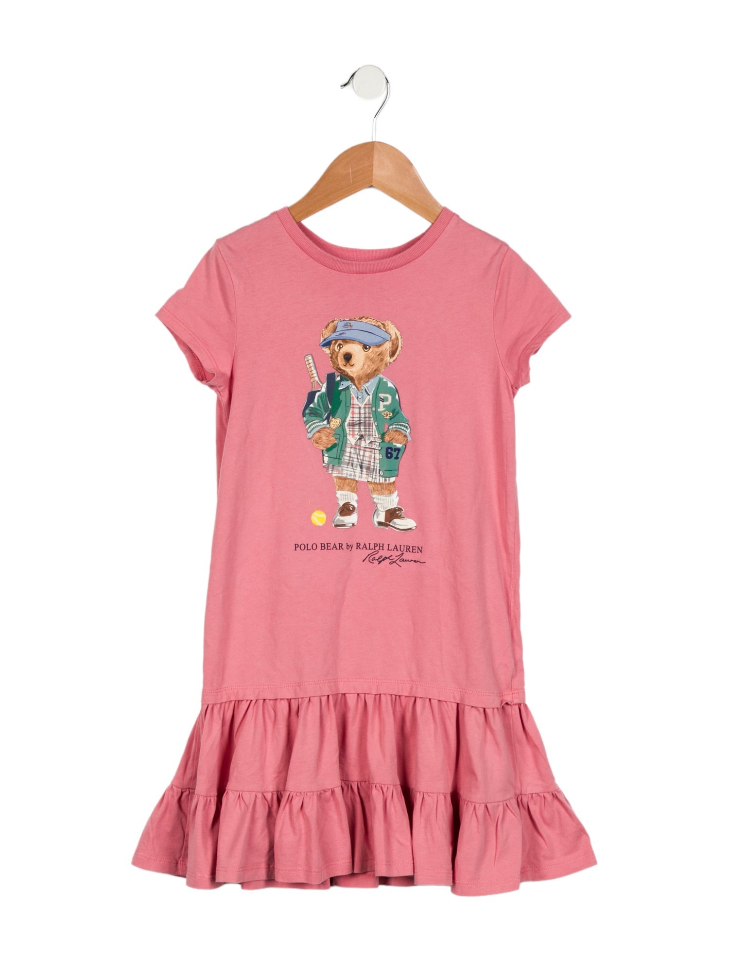 Polo Ralph Lauren Girls' Graphic Short Sleeve Dress