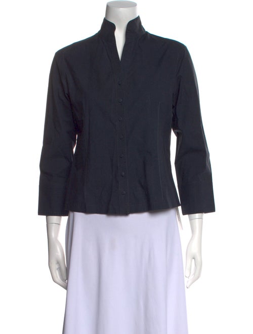 Shiatzy Chen Long Sleeve Button-Up Top