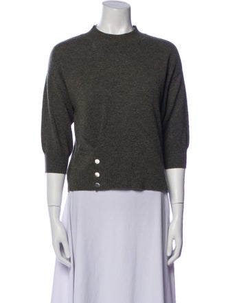 3.1 Phillip Lim Cashmere Mock Neck Crop Top