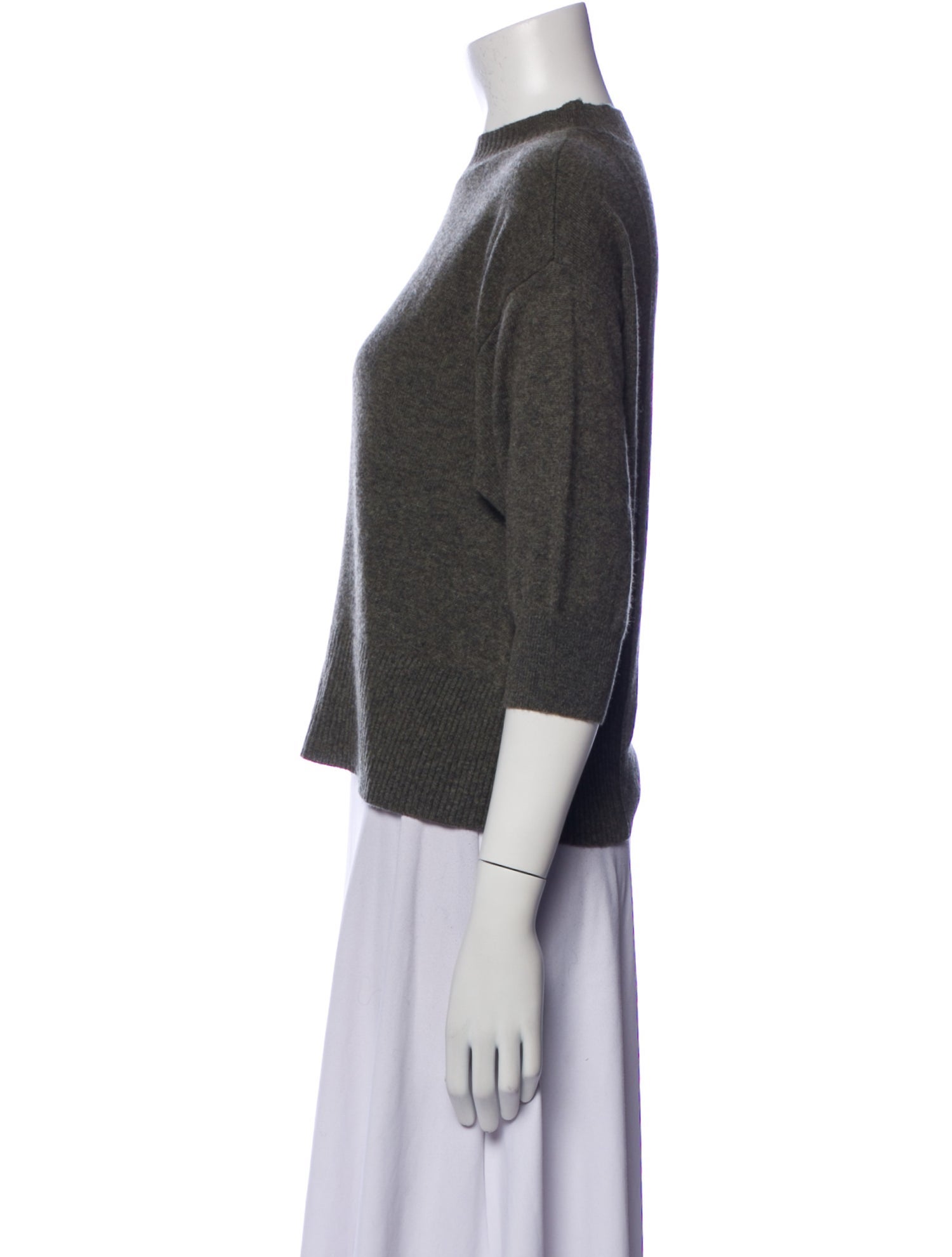 3.1 Phillip Lim Cashmere Mock Neck Crop Top