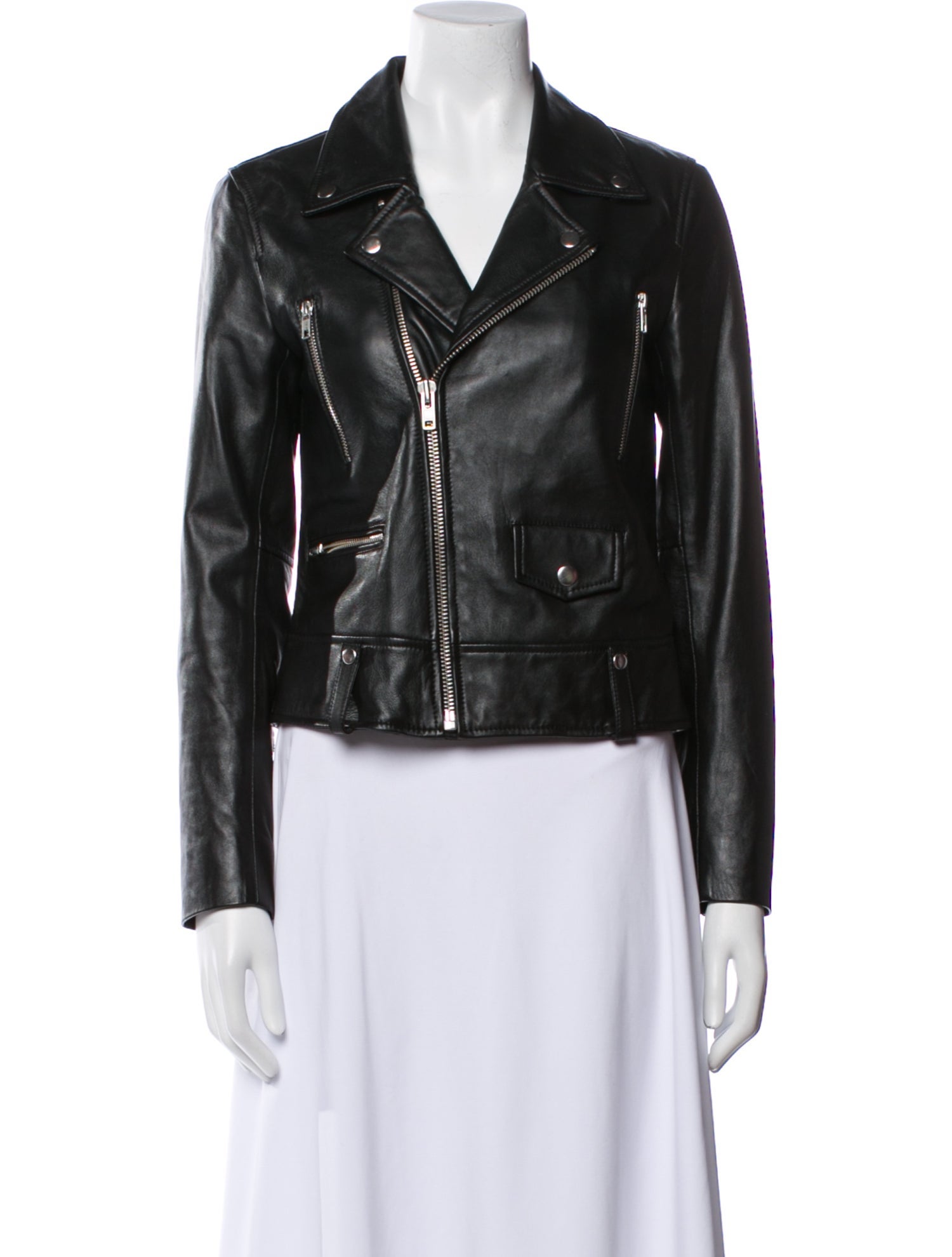 Lini Leather Biker Jacket