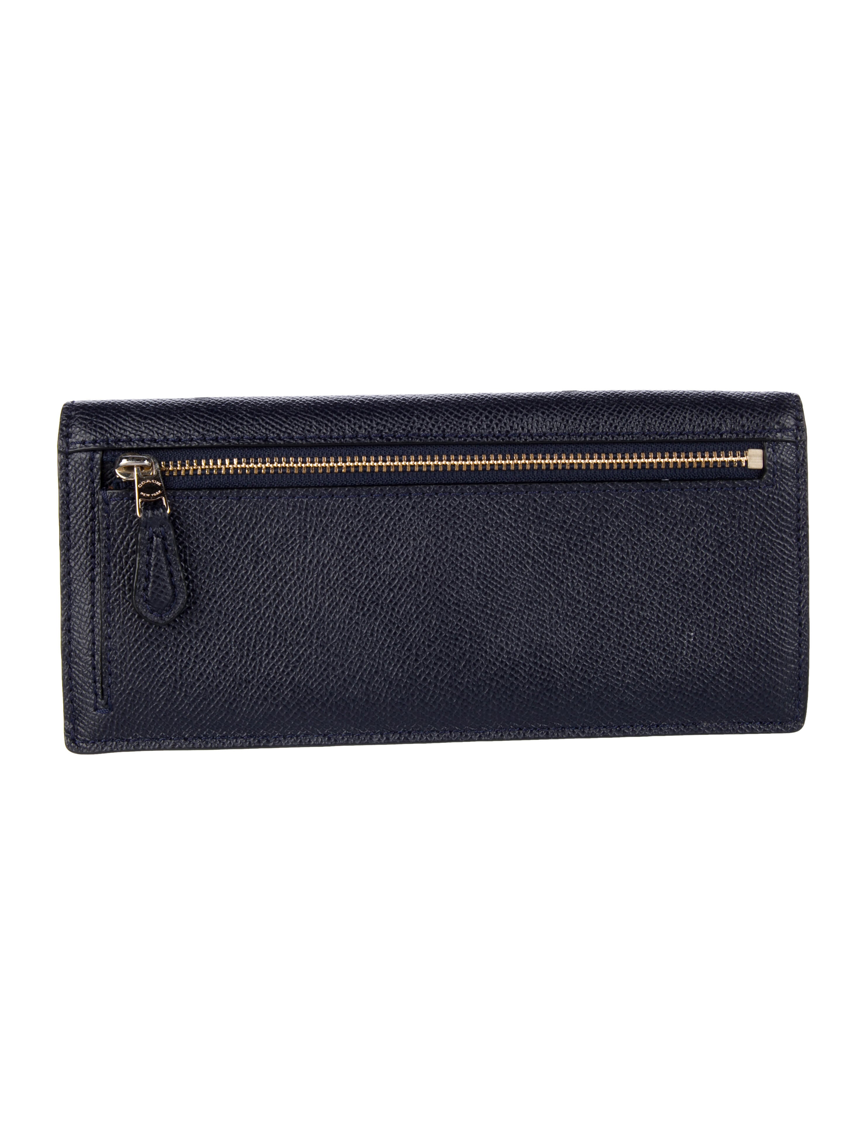 Coach Saffiano Leather Continental Wallet