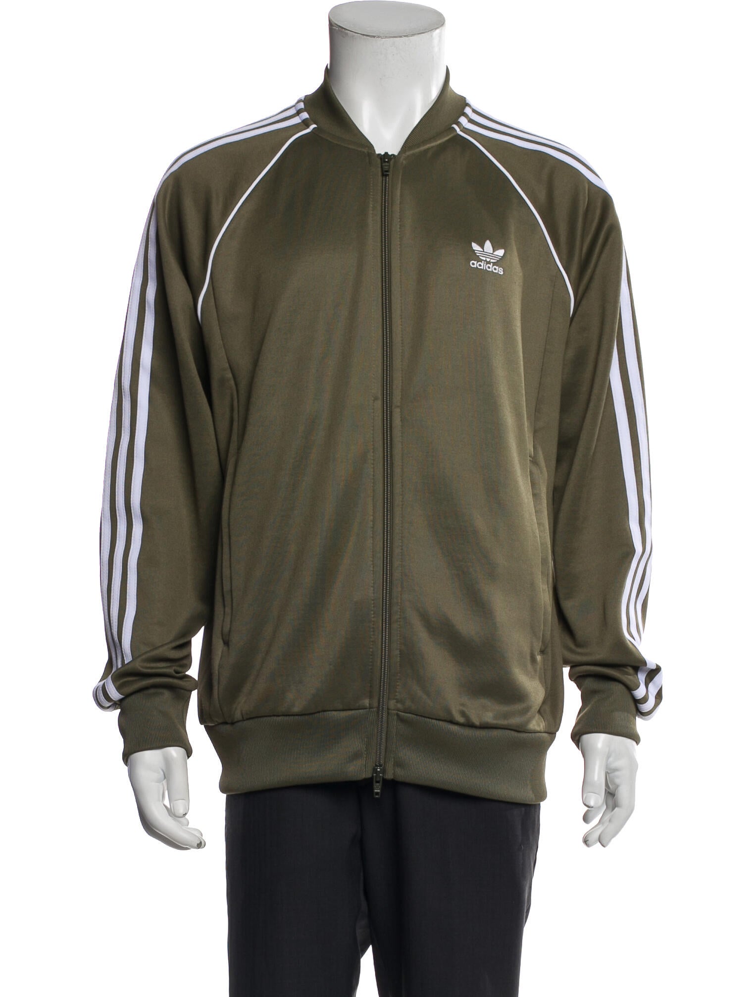 Adidas Striped Varsity Jacket