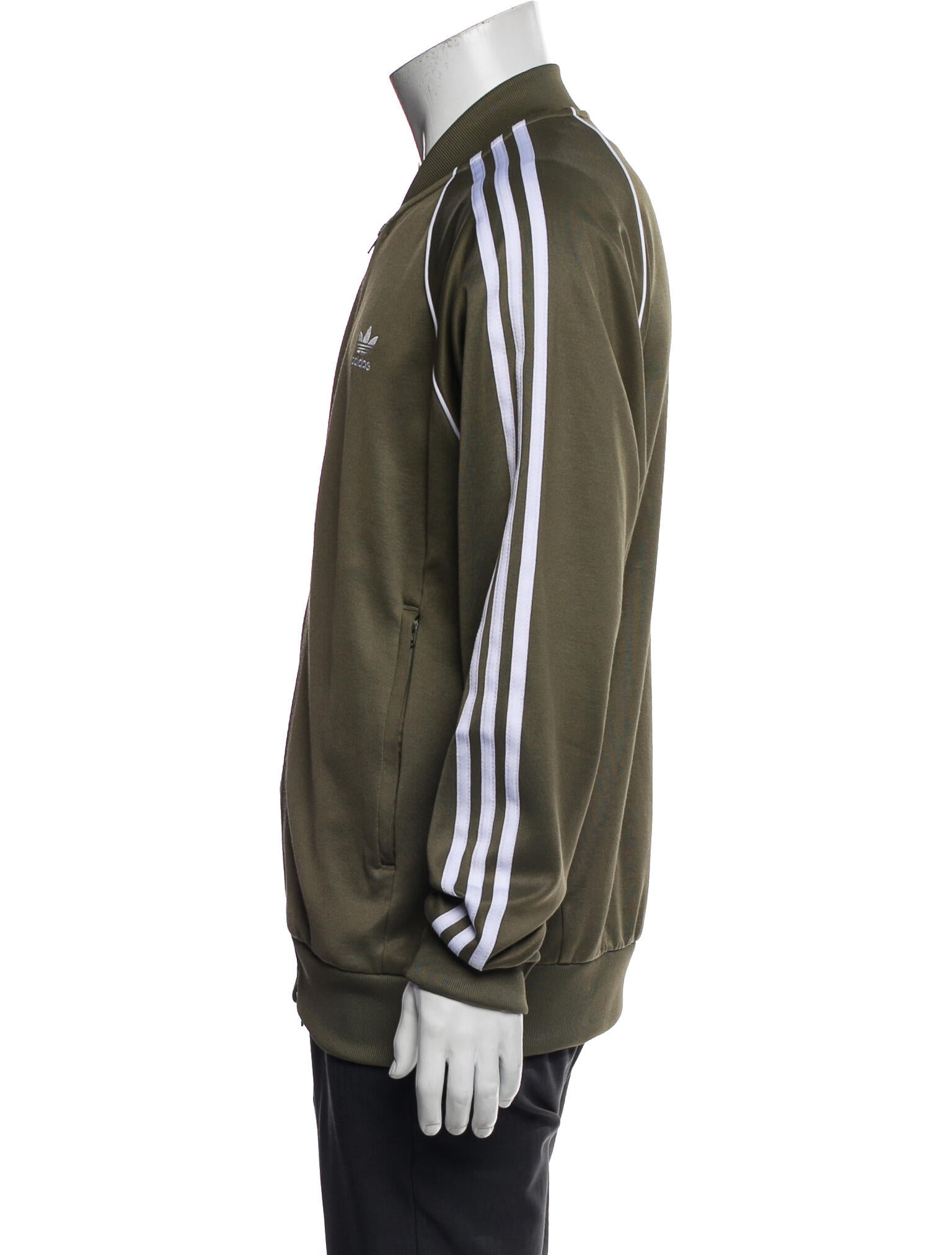Adidas Striped Varsity Jacket