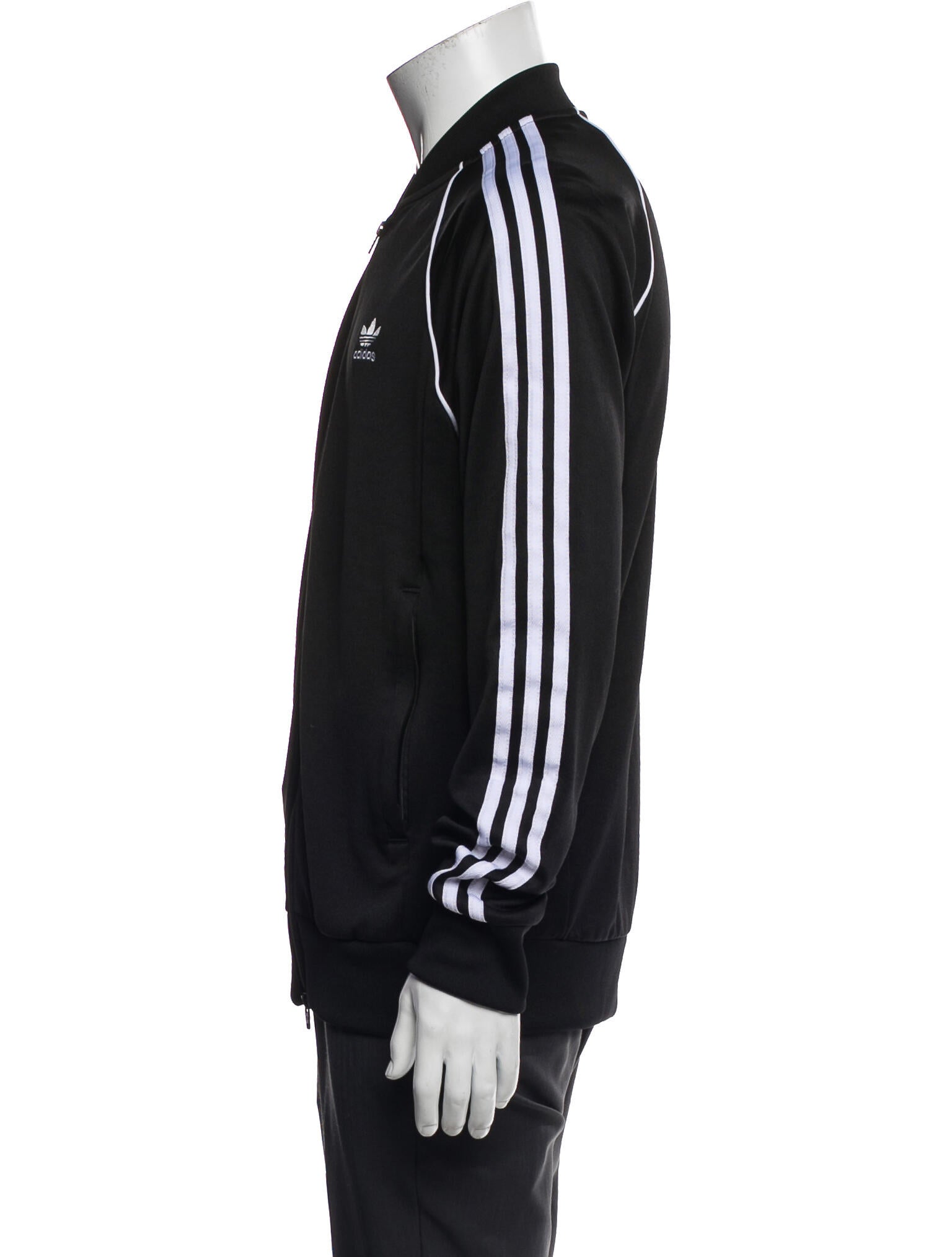 Adidas Striped Windbreaker