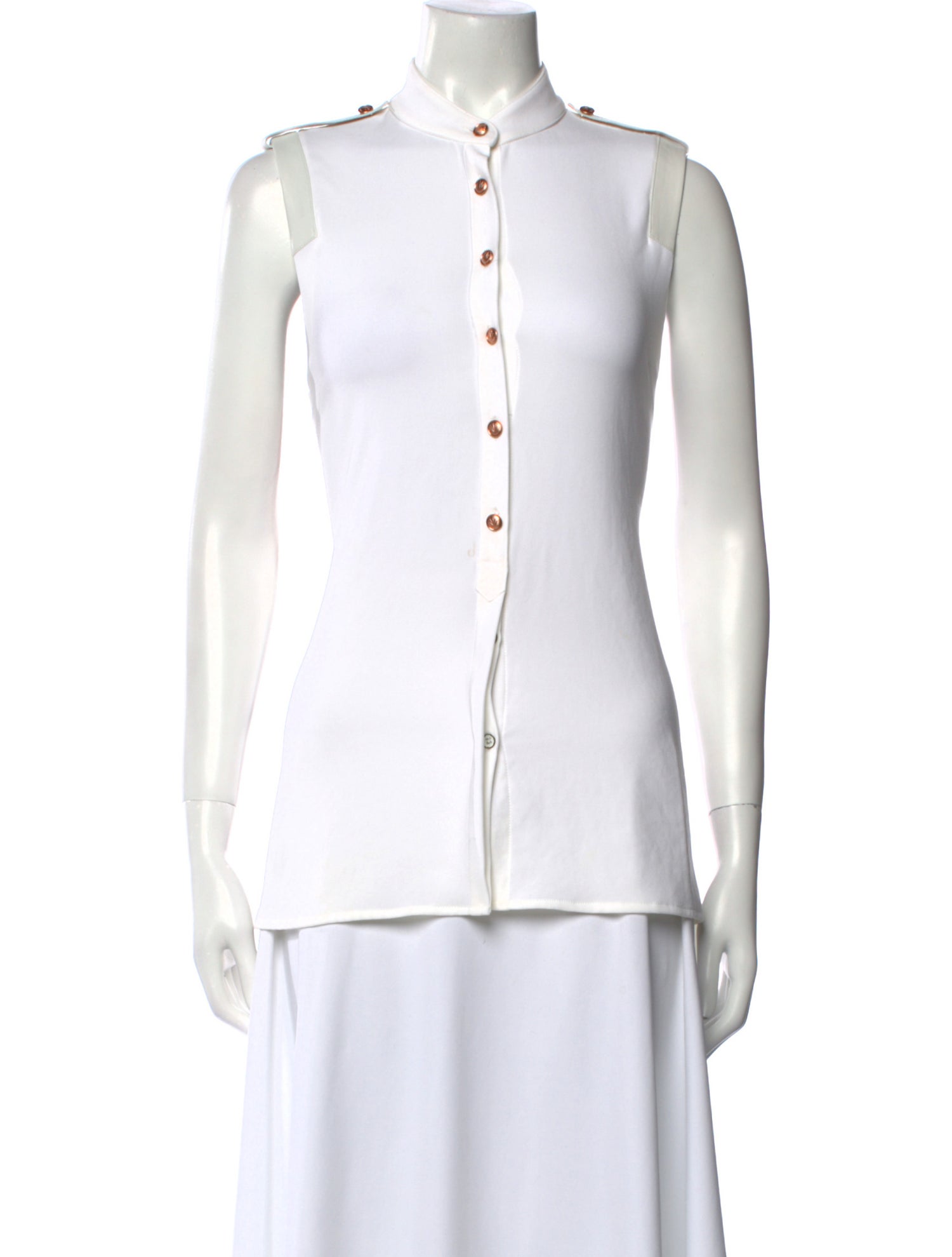 Rag & Bone Mock Neck Sleeveless Top