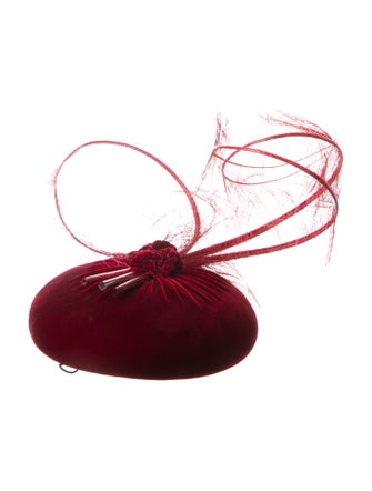 Rachel Trevor-Morgan feather accent fashion hat