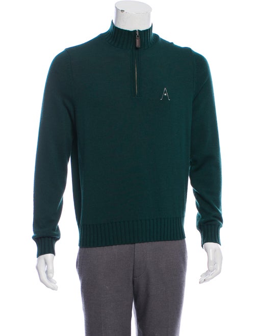 Martin Wool Embroidered Sweater green