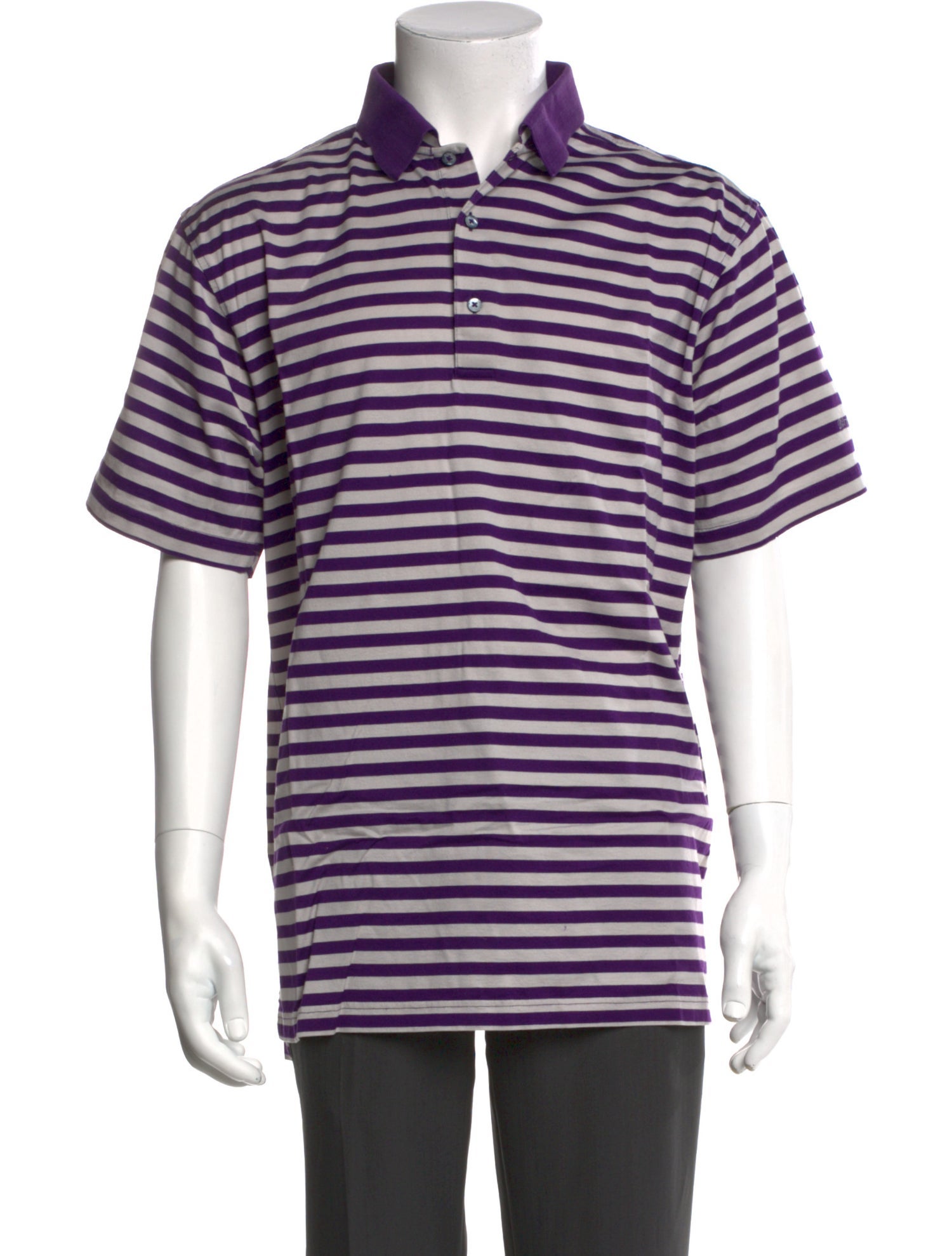 Martin Striped Collar Polo Shirt