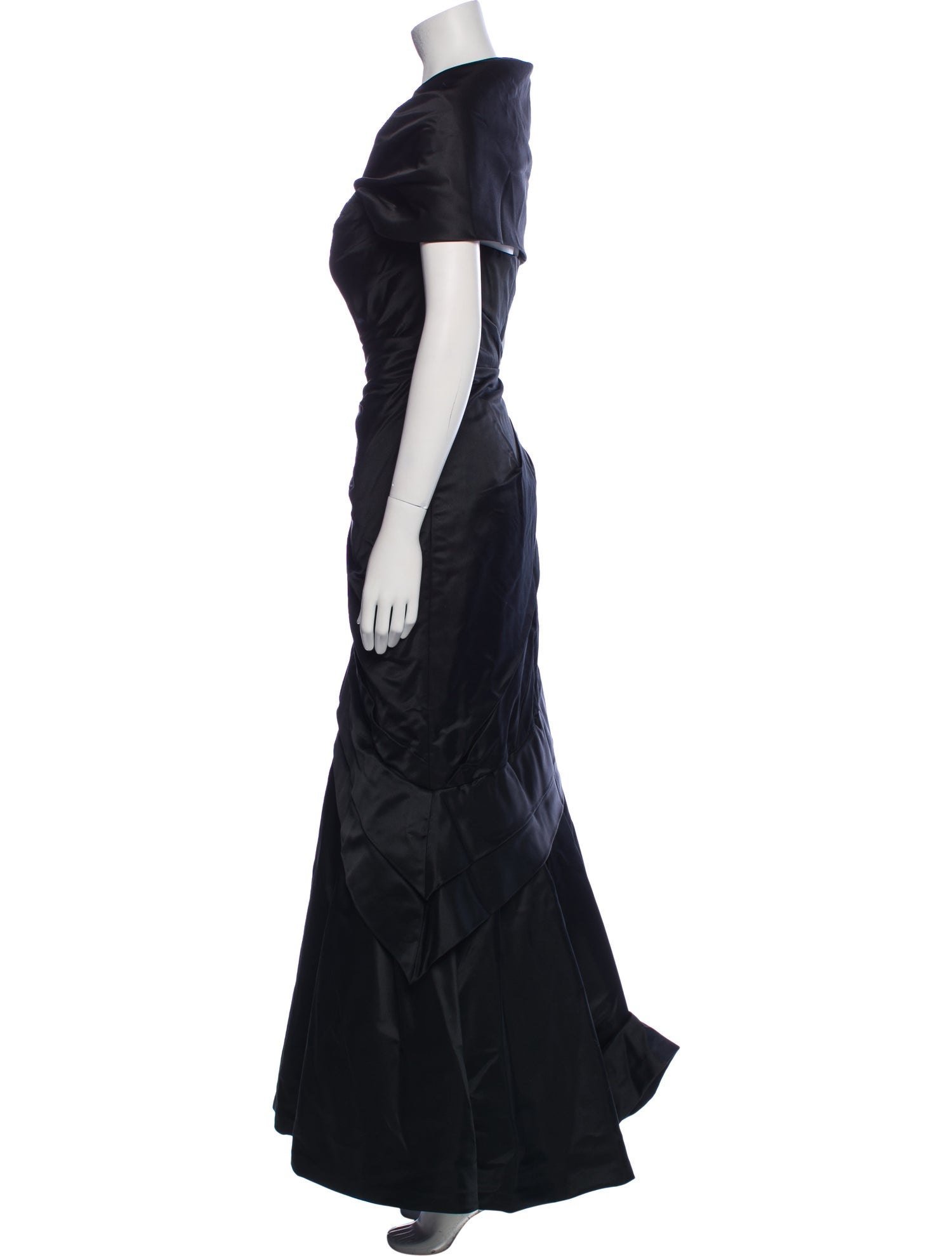 Rose Taft Off-The-Shoulder Long Dress