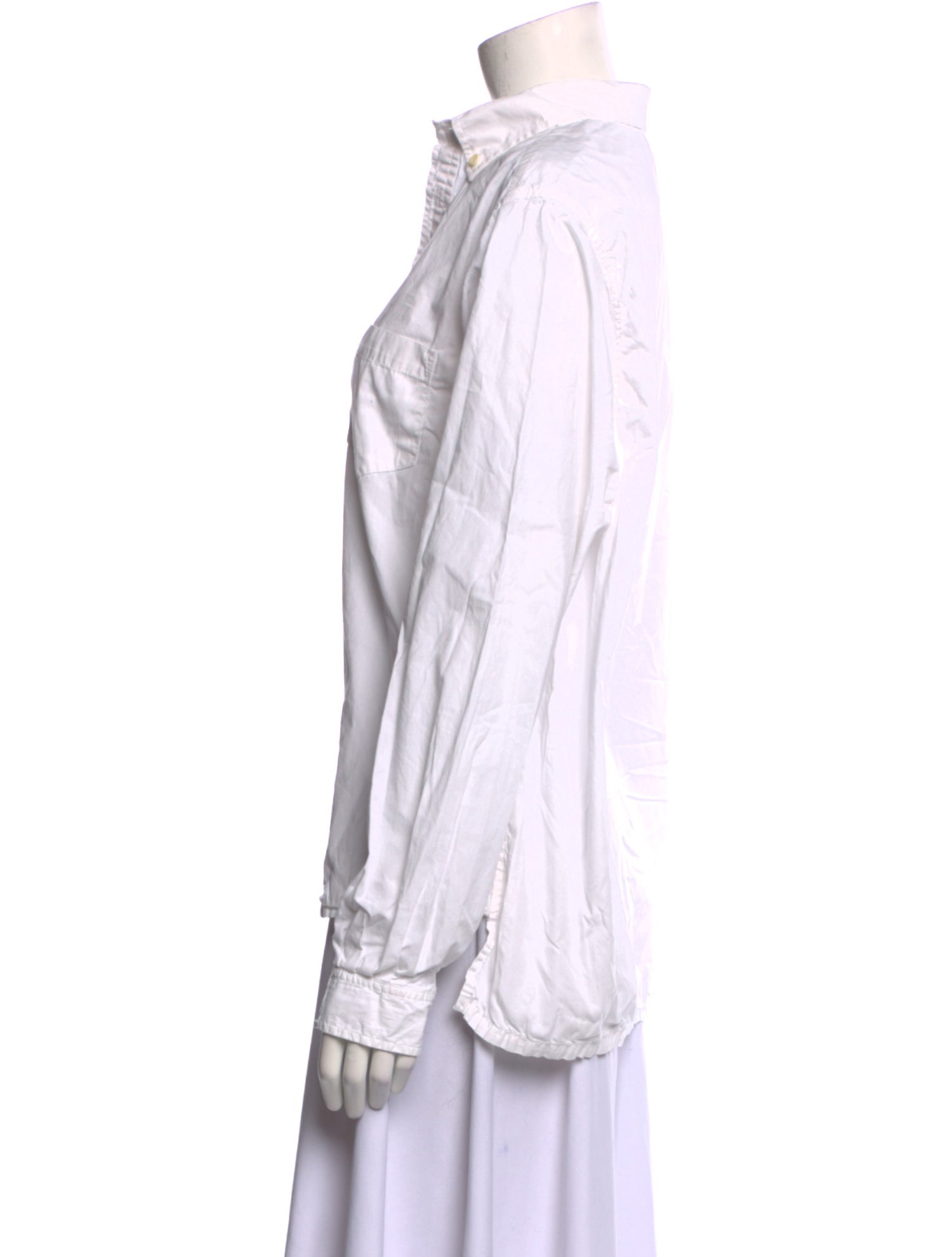 RTH Long Sleeve Button-Up Top