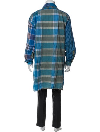 RTH Plaid Print Lounge Top