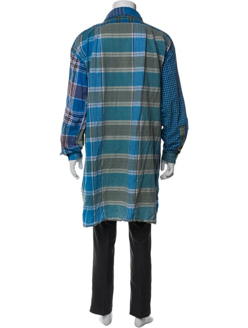 RTH Plaid Print Lounge Top