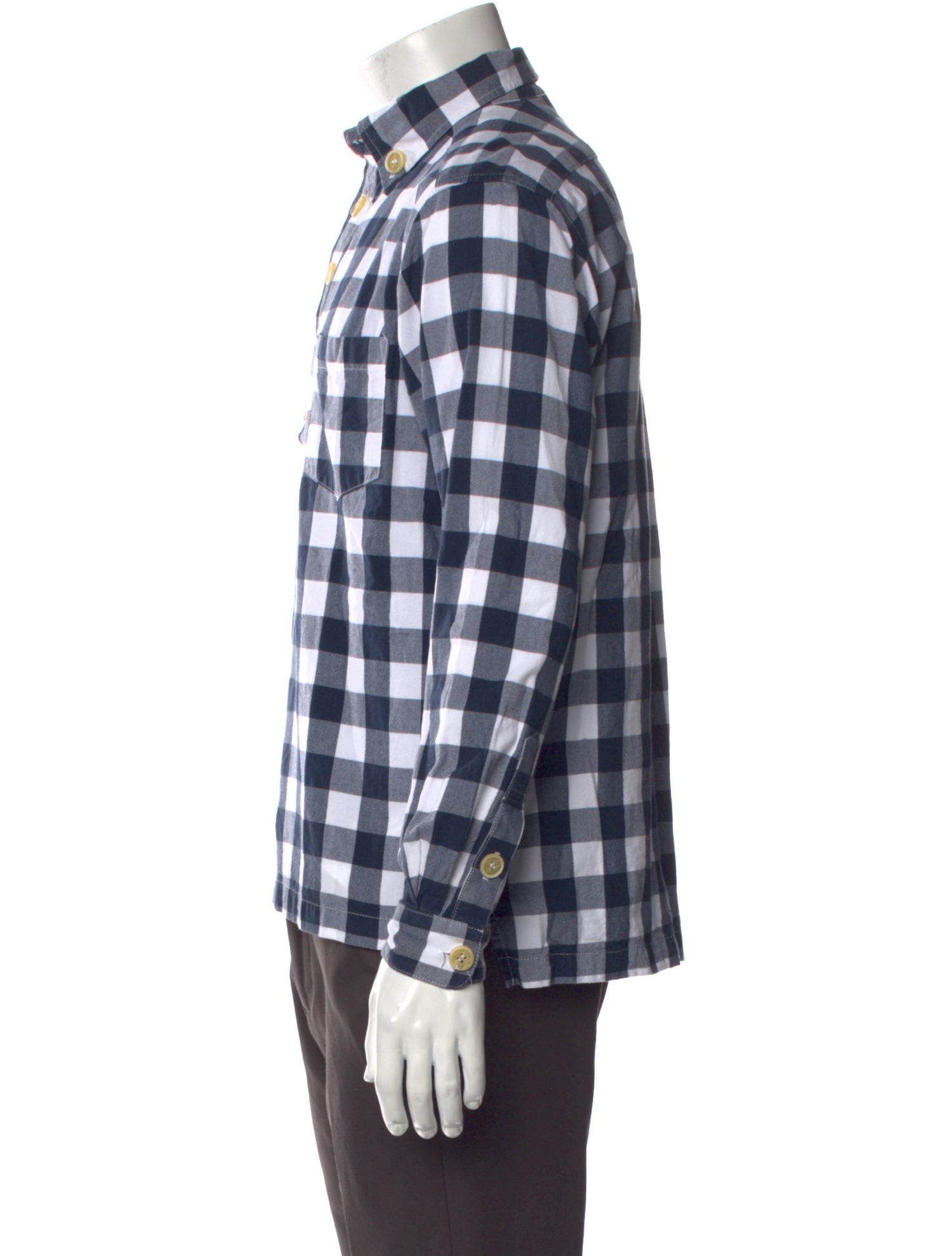 RTH Plaid Print Long Sleeve Shirt