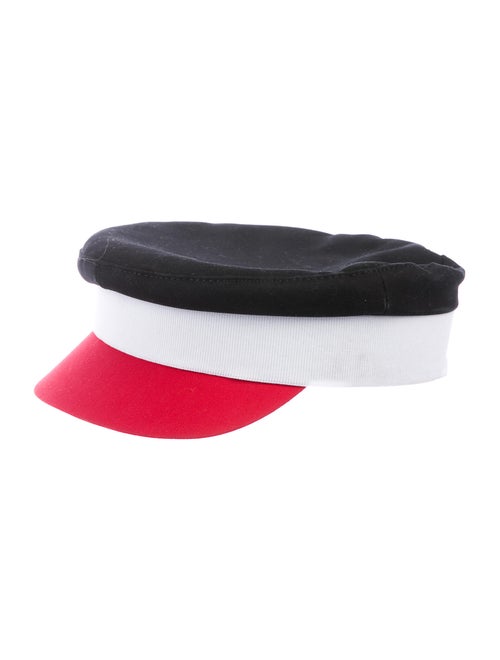 Ruslan Baginskiy Woven Newsboy Hat Black