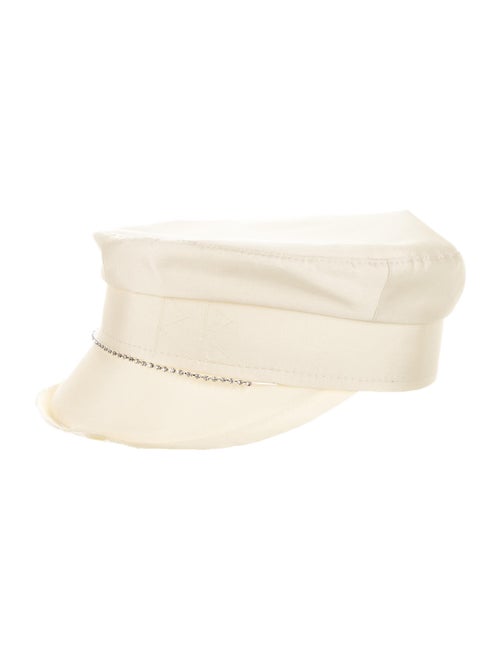 Ruslan Baginskiy Satin Newsboy Hat