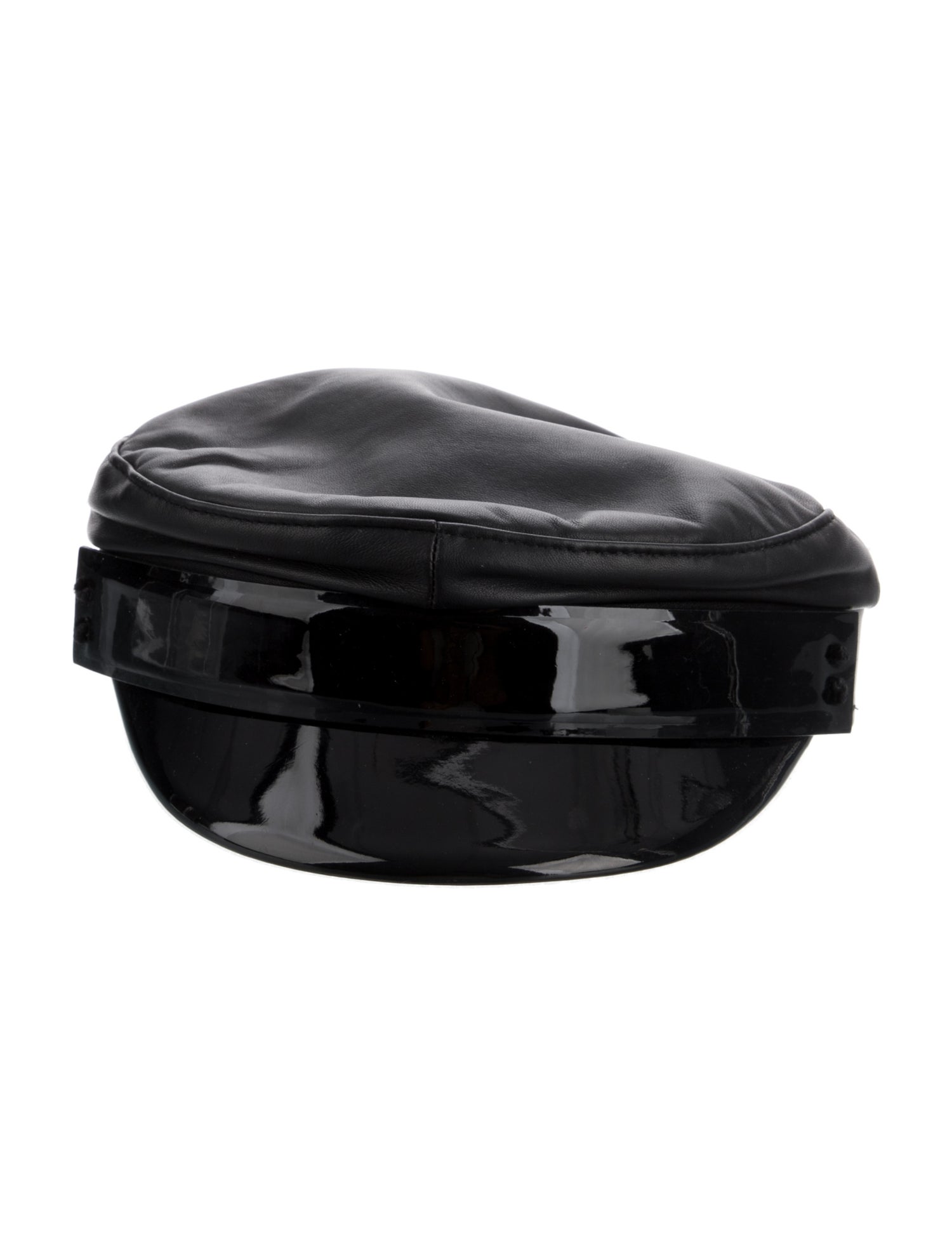 Ruslan Baginskiy Leather Newsboy Hat
