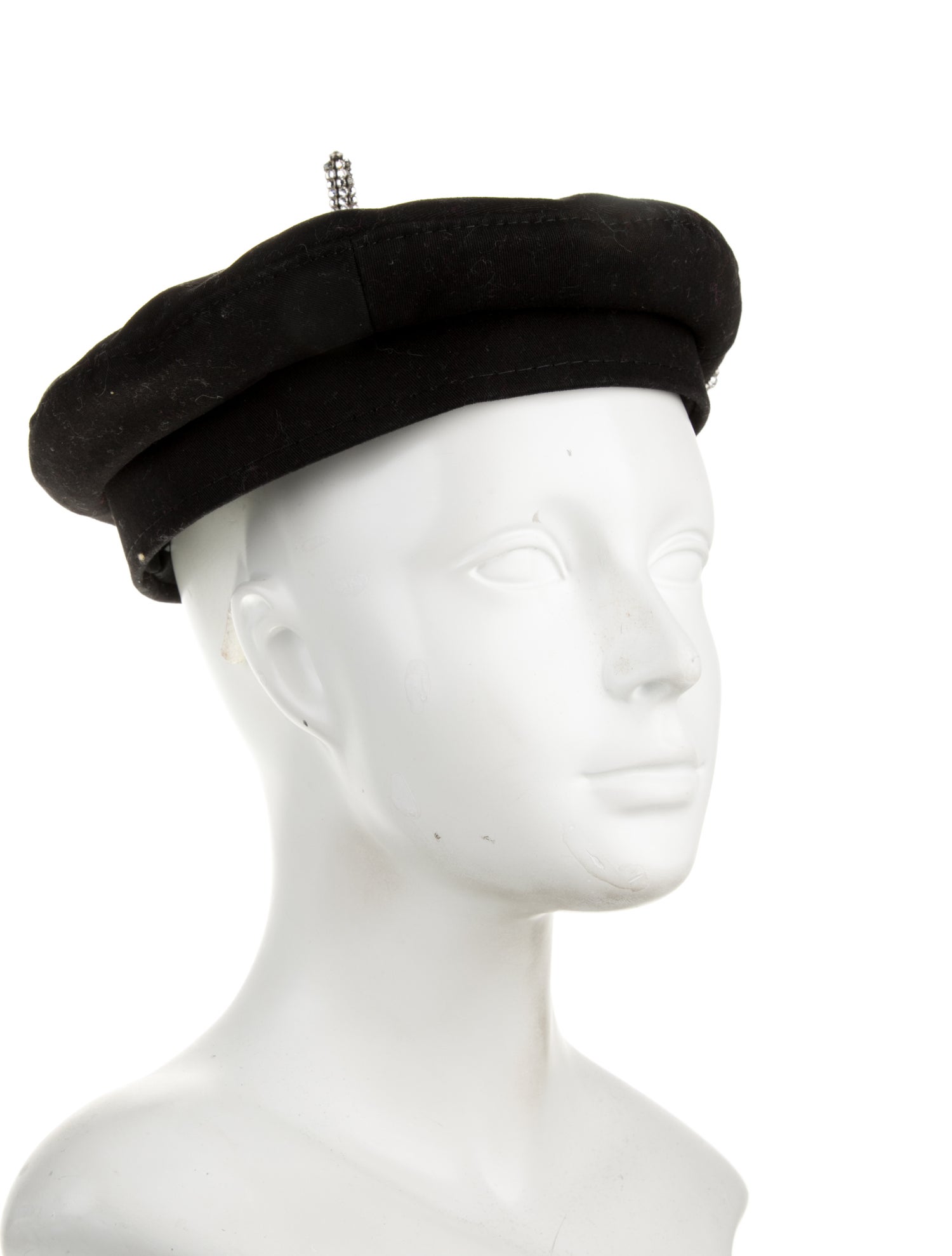 Ruslan Baginskiy Crystal Embellished Beret