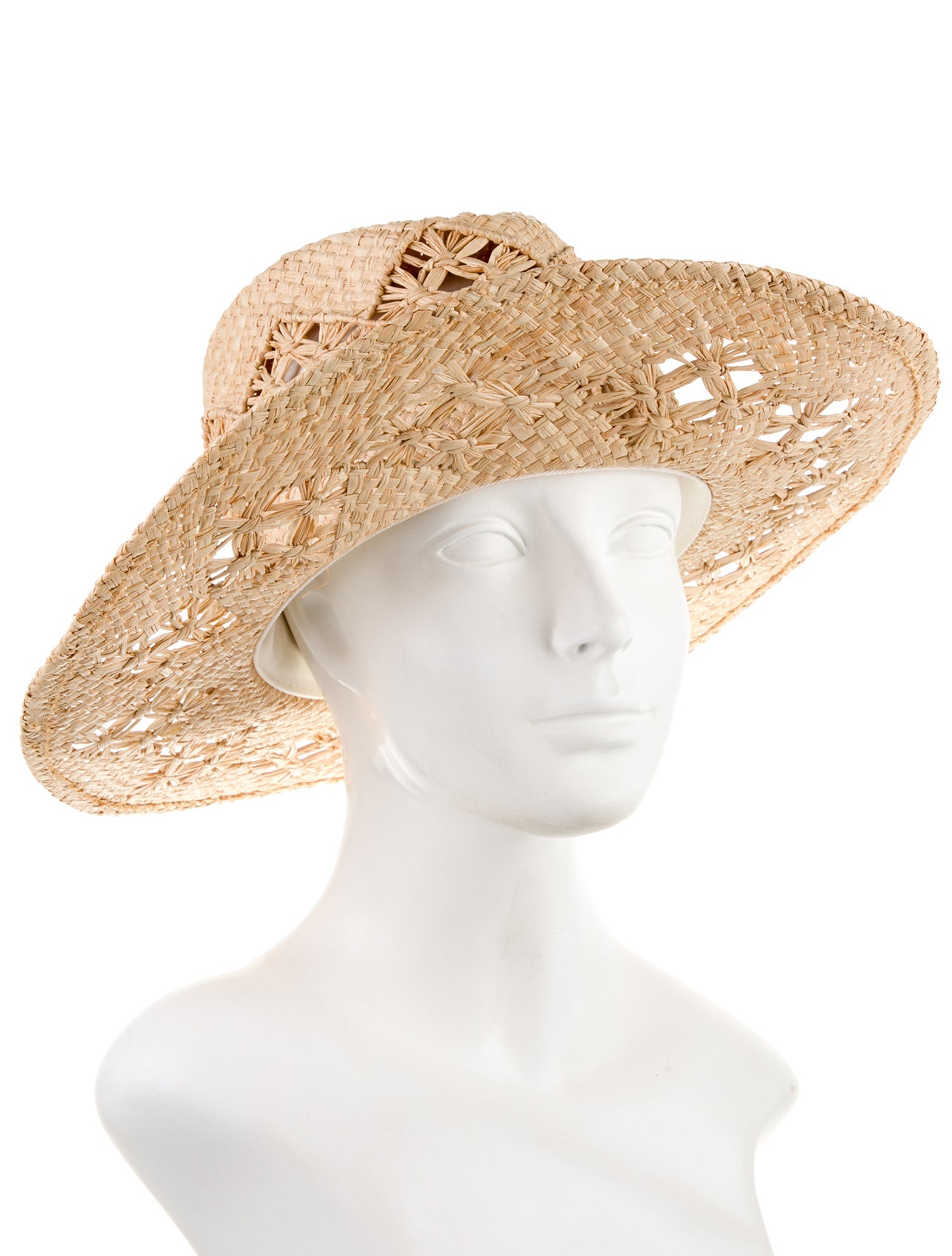 Ruslan Baginskiy Cutout Wide-Brimmed Hat