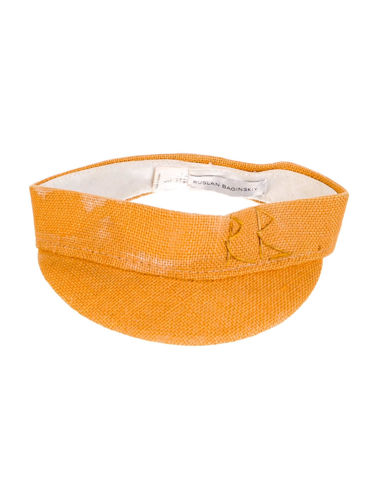 Ruslan Baginskiy Woven Visor Hat