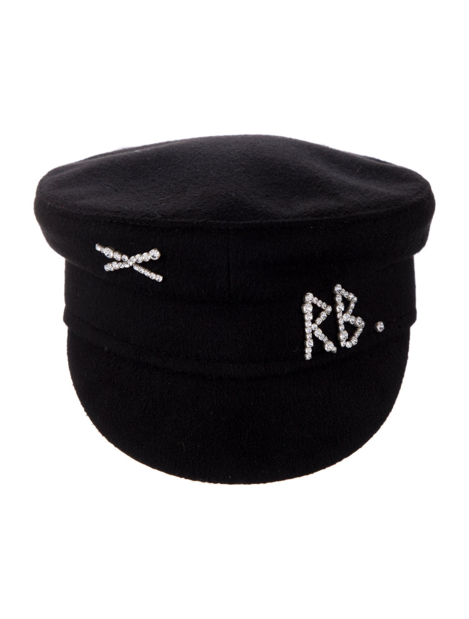 Ruslan Baginskiy Crystal Embellished Newsboy Hat