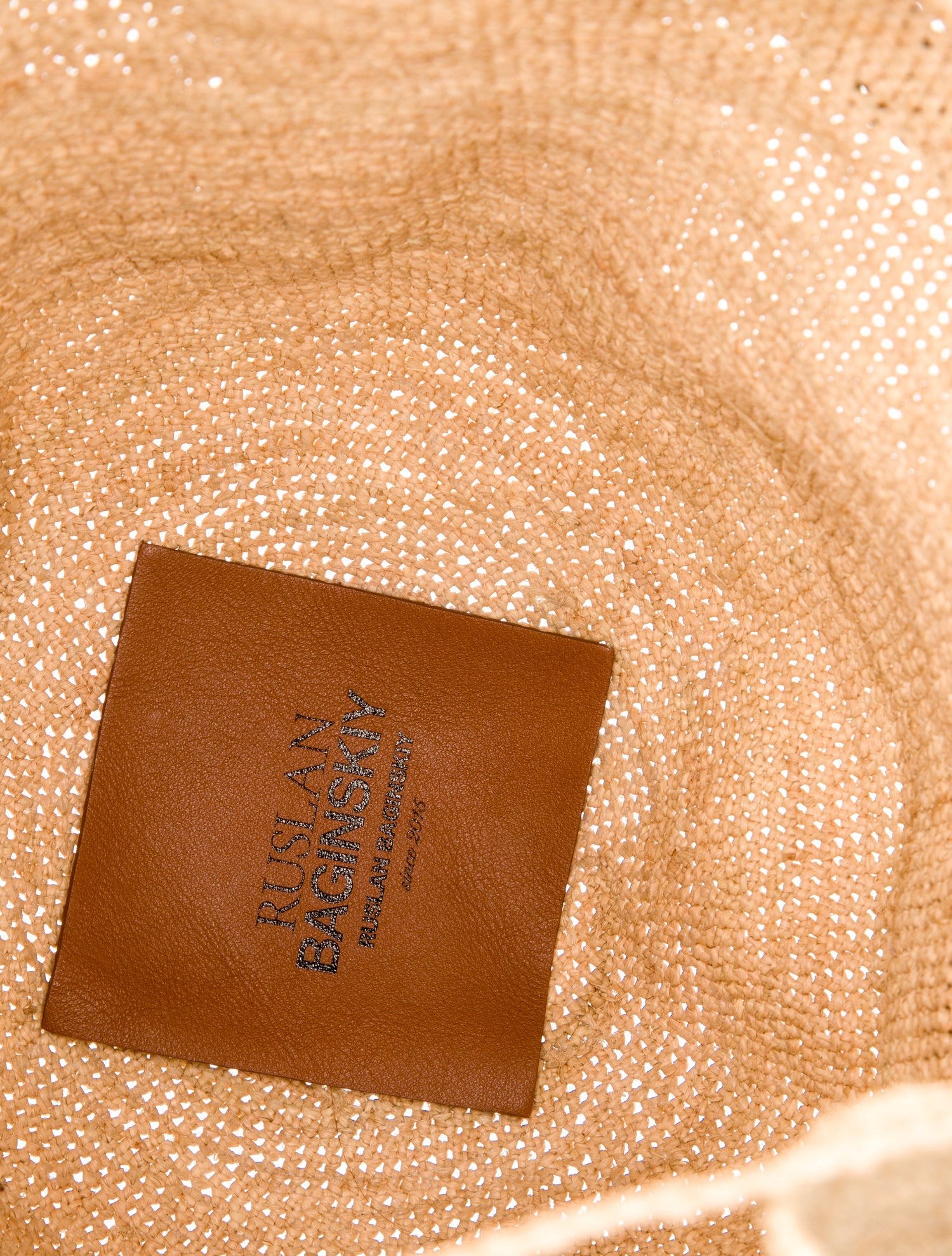 Ruslan Baginskiy Raffia Evening Bag