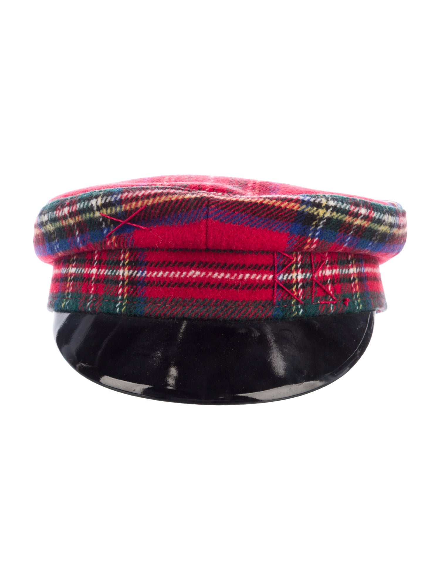 Ruslan Baginskiy Wool Plaid Hat