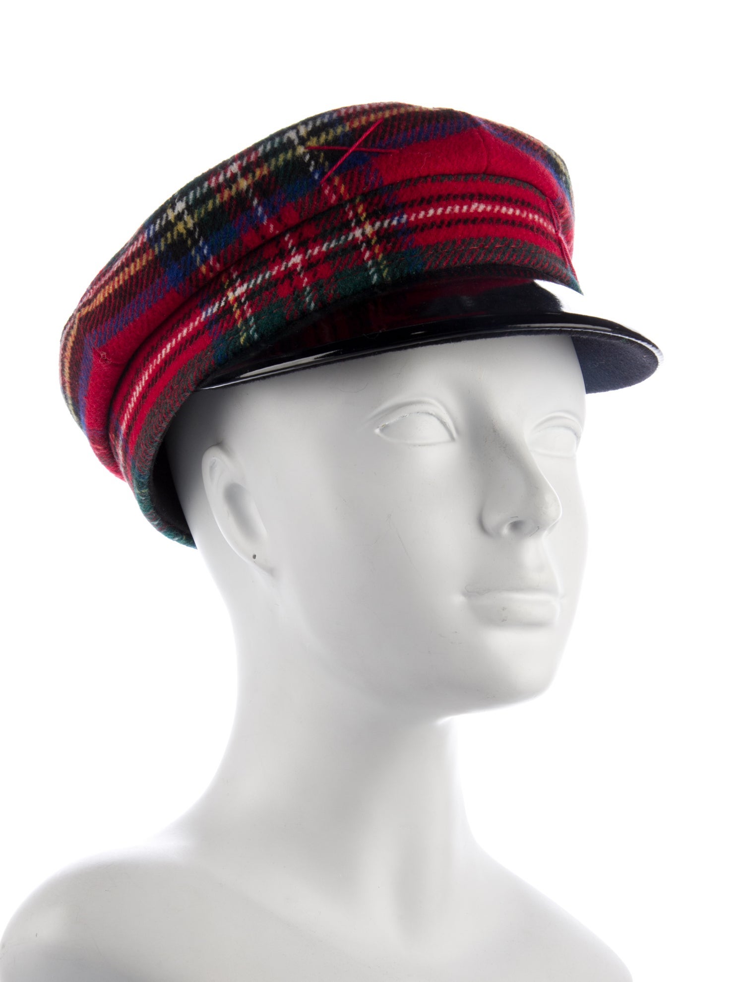 Ruslan Baginskiy Wool Plaid Hat