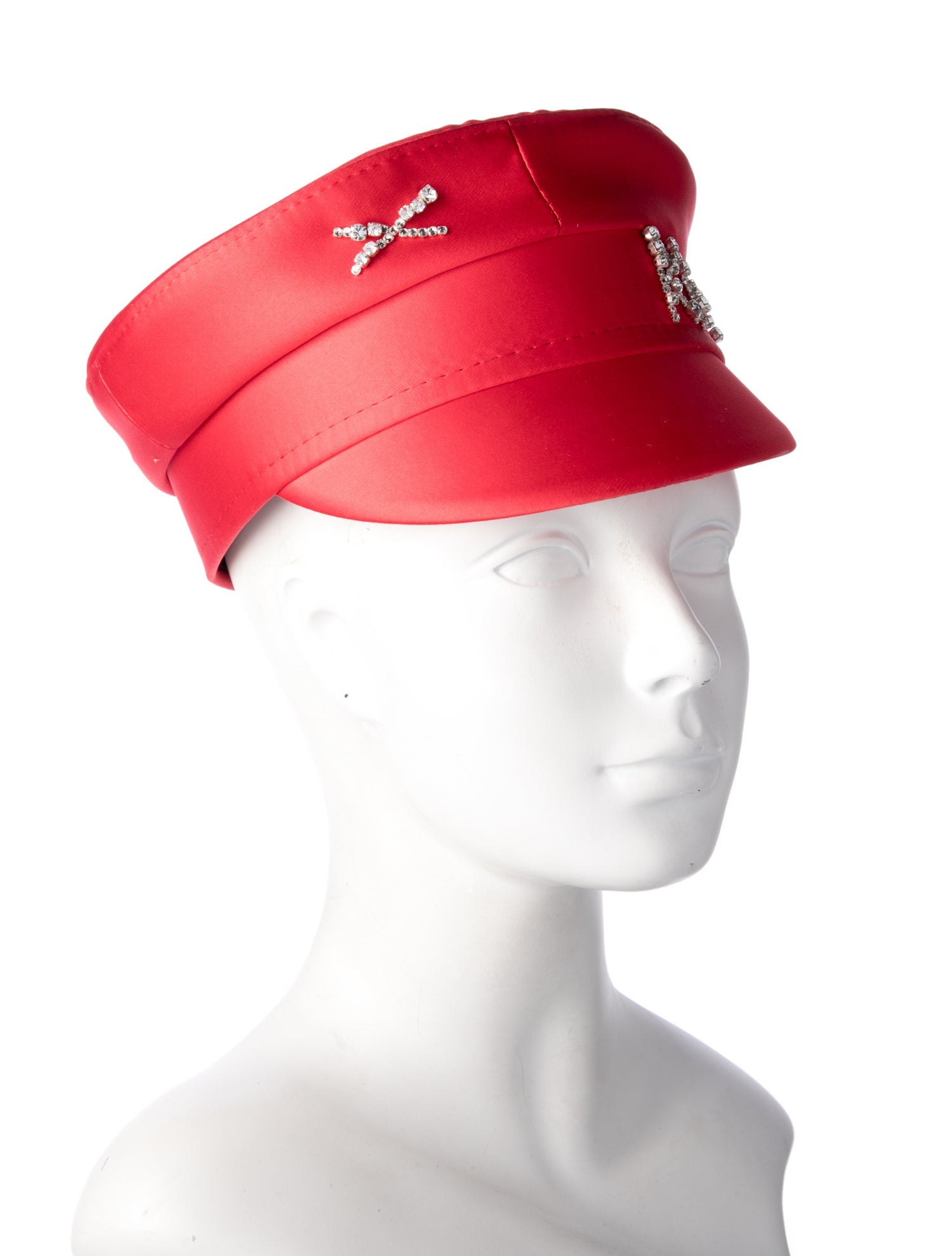 Ruslan Baginskiy Satin Newsboy Hat w/Tags