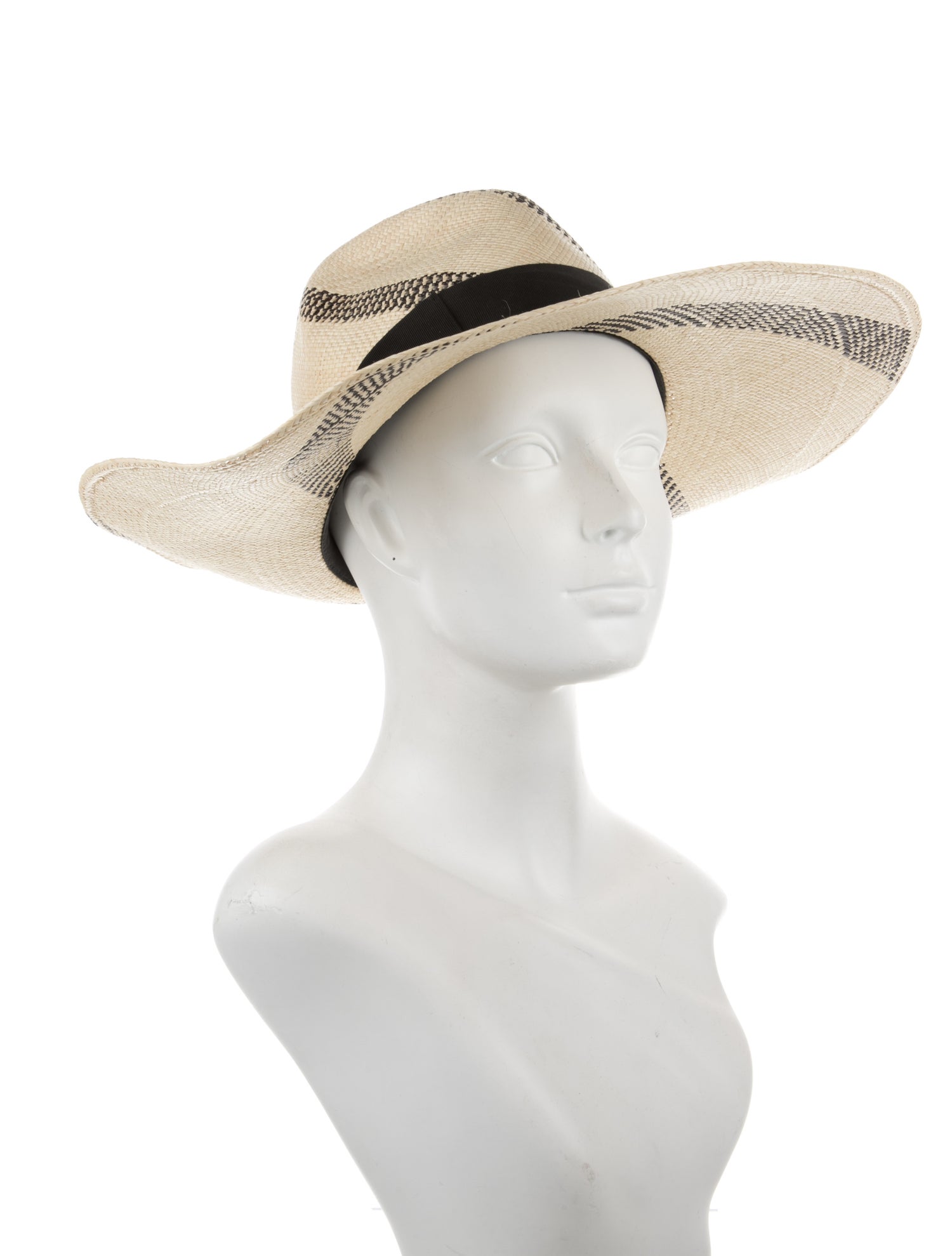 Ruslan Baginskiy Straw Pattern Print Wide Brim Sun Hat