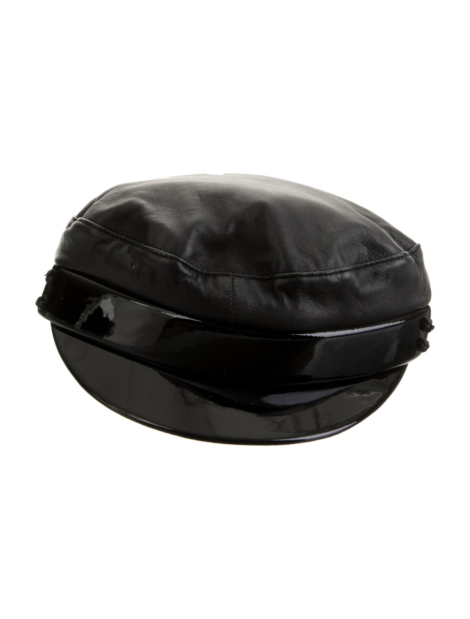 Ruslan Baginskiy Leather Newsboy Hat