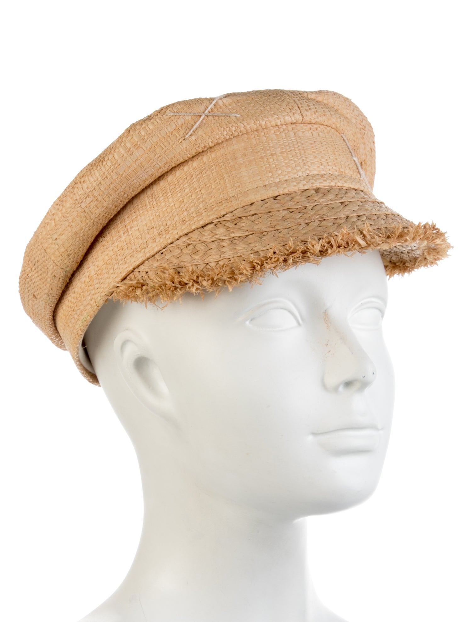 Ruslan Baginskiy Straw Newsboy Hat
