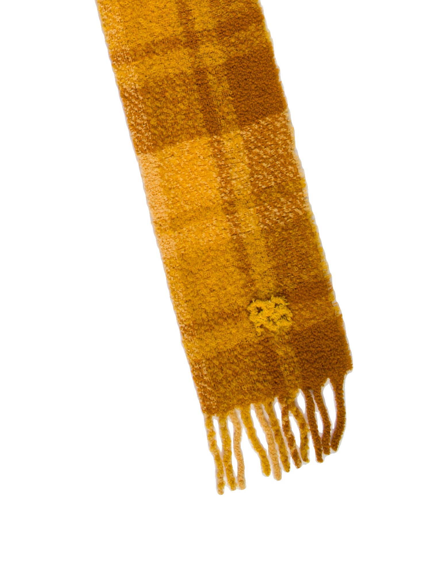 Ruslan Baginskiy Wool Plaid Print Scarf