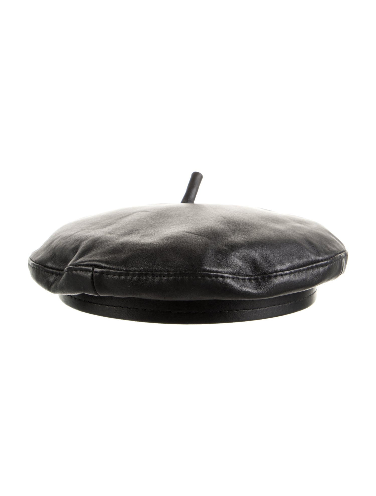 Ruslan Baginskiy leather newsboy hat