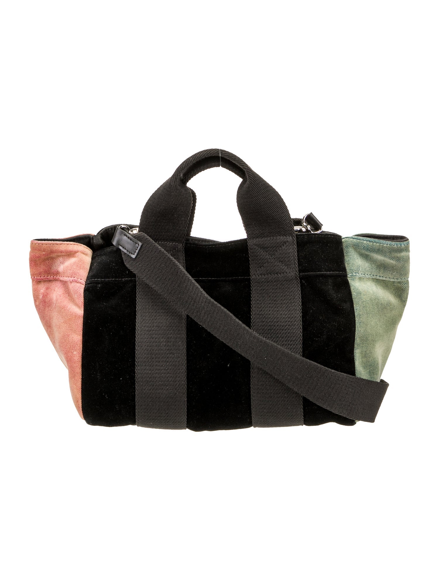 RUE de VERNEUIL Velvet Top Handle Bag