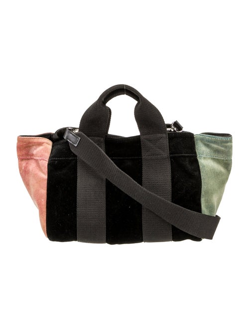 RUE de VERNEUIL Velvet Top Handle Bag